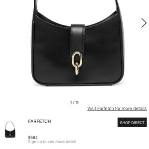 Anine Bing Full Size Black Cleo Purse